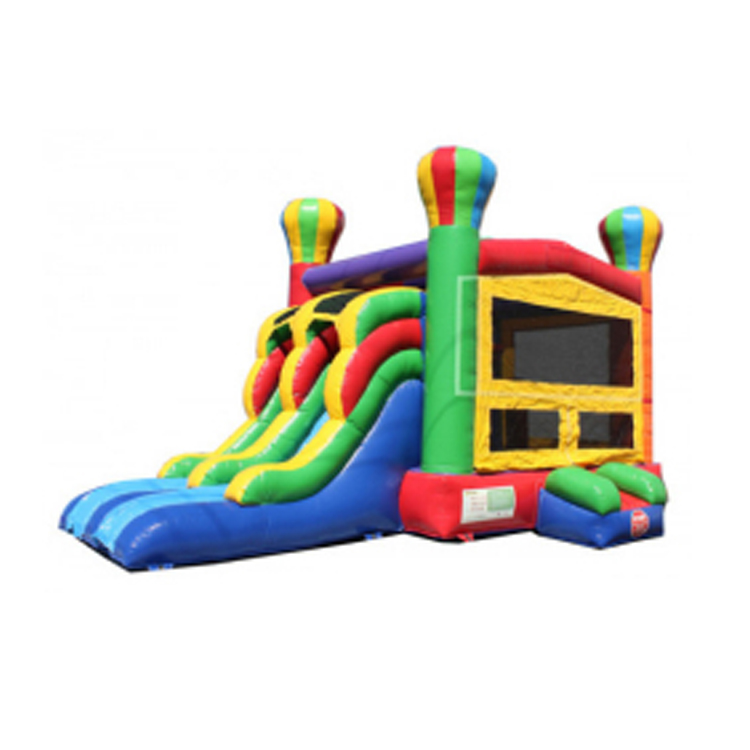 Bounce house with water slide in Tulsa